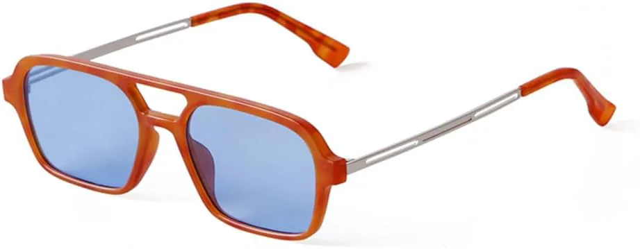 Прямоугольные солнцезащитные очки для женщин и мужчин, винтажные оранжево-голубые солнцезащитные очки для женщин с защитой от УФ-излучения UV400 generic, C3
Прямоугольные солнцезащитные очки для женщин и мужчин, винтажные оранжево-голубые солнцезащитные очки для женщин с защитой от УФ-излучения UV400 generic, C3