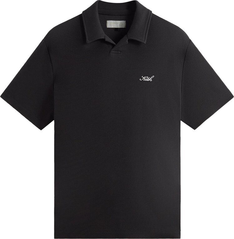 Поло Kith Micro Waffle Drew 'Black', черный
Поло Kith Micro Waffle Drew 'Black', черный