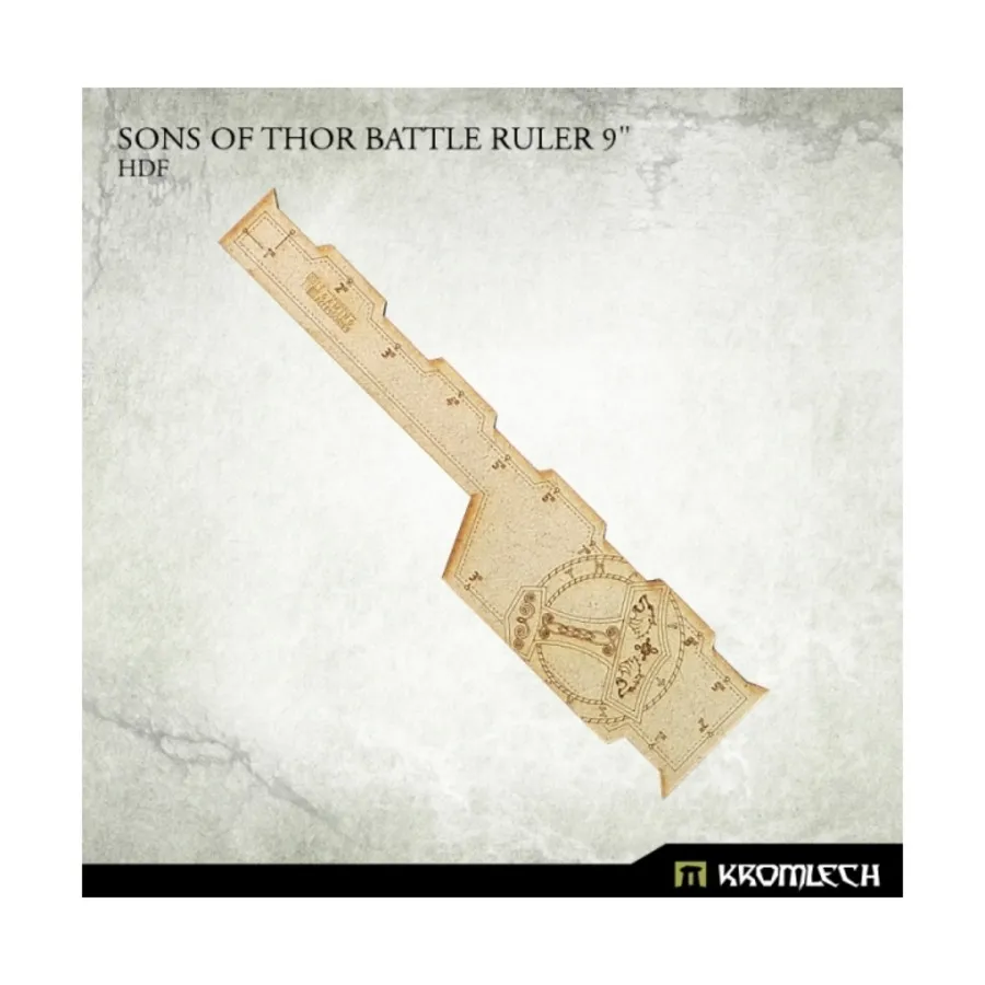 Боевая линейка Сынов Тора 9 дюймов - HDF, Glues & Accessories (Kromlech)
Боевая линейка Сынов Тора 9 дюймов - HDF, Glues & Accessories (Kromlech)