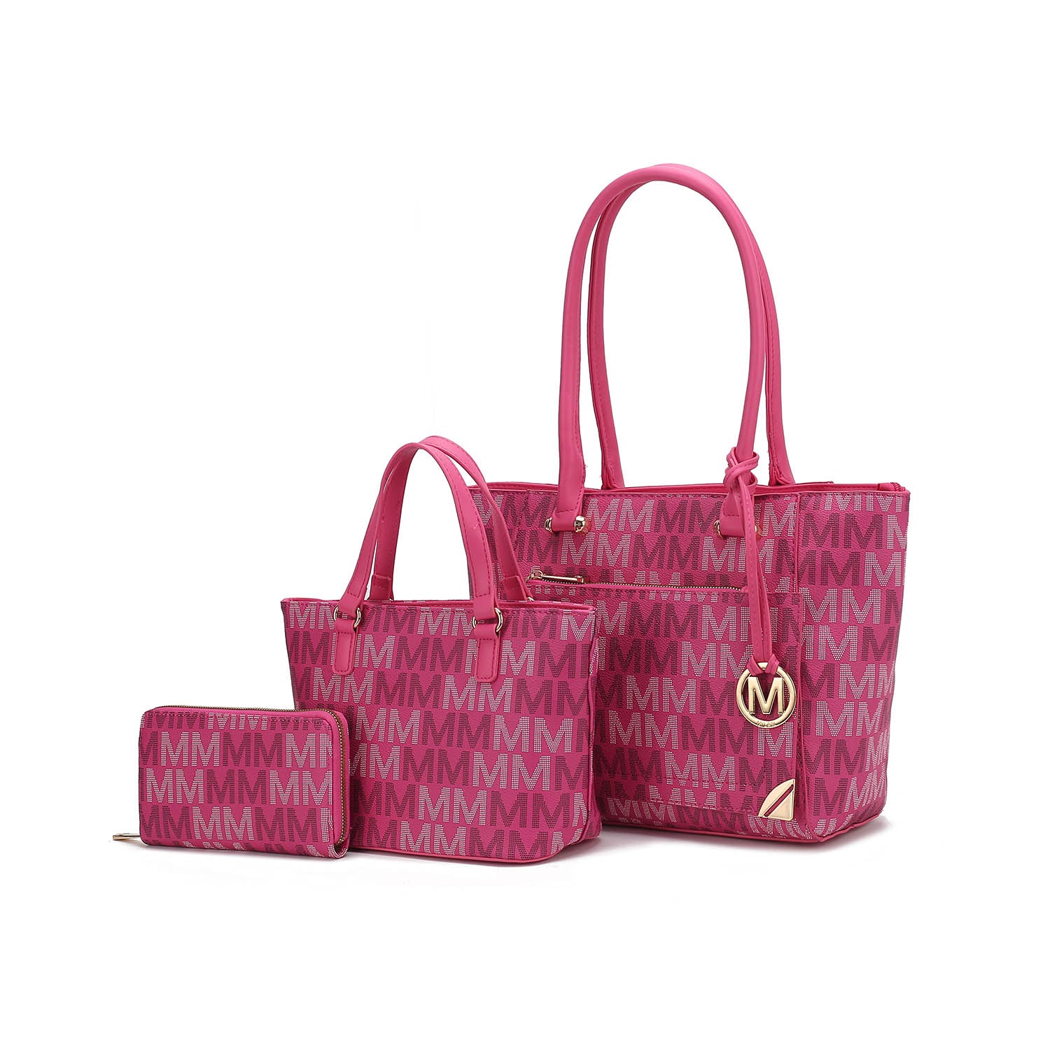 Сумка-тоут и кошелек Lady II M Signature MKF, фуксия
Сумка-тоут и кошелек Lady II M Signature MKF, фуксия