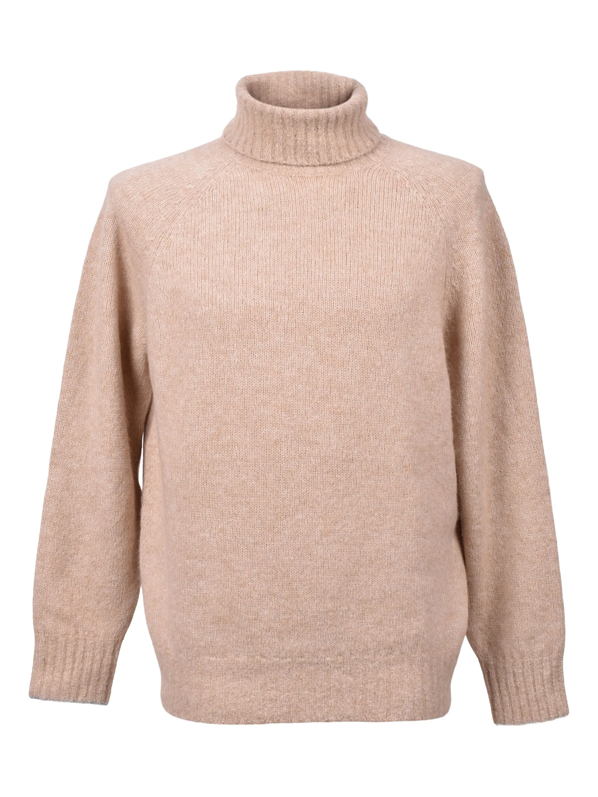 Свитер с высоким воротником и манжетами в рубчик Brunello Cucinelli, бежевый
Свитер с высоким воротником и манжетами в рубчик Brunello Cucinelli, бежевый