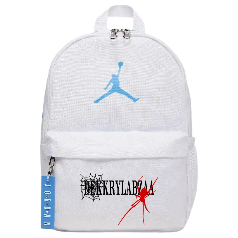 Jordan Полиэстеровый рюкзак унисекс синий и белый, Spider
Jordan Полиэстеровый рюкзак унисекс синий и белый, Spider