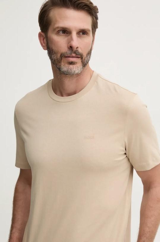 Хлопковая футболка Boss, бежевый
Хлопковая футболка Boss, бежевый
