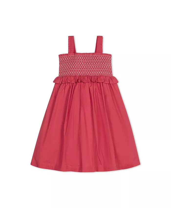 Детское платье-сарафан без рукавов со сборкой для девочек Hope & Henry, красный
Детское платье-сарафан без рукавов со сборкой для девочек Hope & Henry, красный