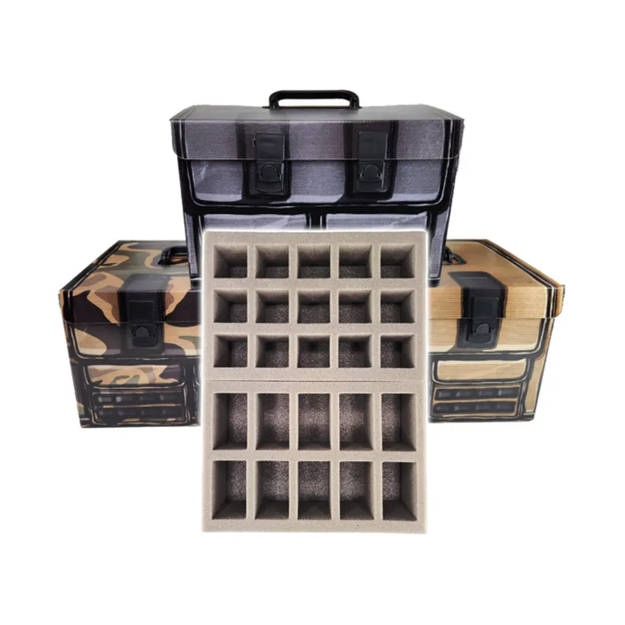 Коробка C-160 — комплект боевого патруля Adeptus Custodes V2 (серый металлик), Battle Foam - Cases & Trays 
Коробка C-160 — комплект боевого патруля Adeptus Custodes V2 (серый металлик), Battle Foam - Cases & Trays