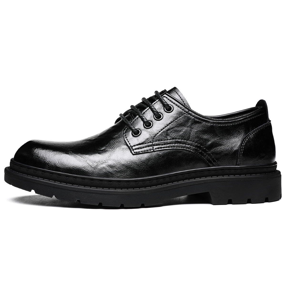 Повседневные кожаные туфли мужские низкие черные CHINT, черные T80262
Повседневные кожаные туфли мужские низкие черные CHINT, черные T80262