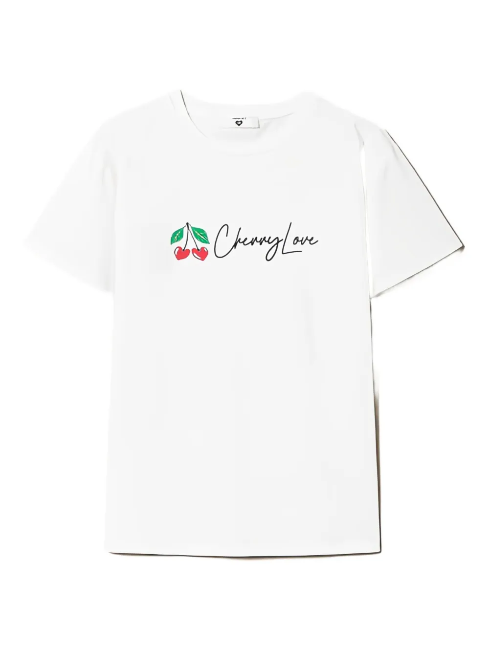 Футболка с короткими рукавами и принтом вишни TWINSET, белый
Футболка с короткими рукавами и принтом вишни TWINSET, белый