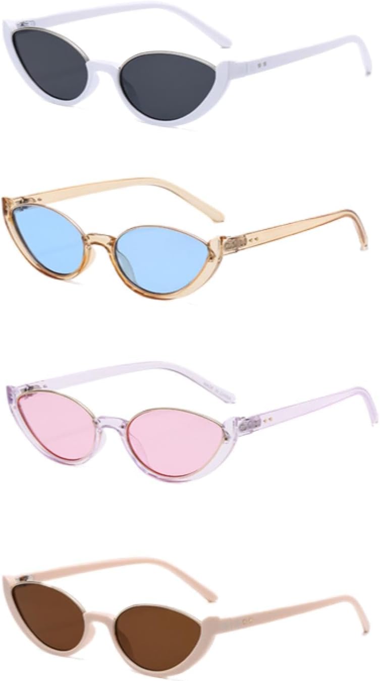 Солнцезащитные очки с защитой от УФ-излучения UV400 | Маленькая овальная форма "кошачий глаз" | Для женщин и мужчин, для занятий спортом на открытом воздухе и вождения DSVIGF, 4pcs Z11
Солнцезащитные очки с защитой от УФ-излучения UV400 | Маленькая овальная форма "кошачий глаз" | Для женщин и мужчин, для занятий спортом на открытом воздухе и вождения DSVIGF, 4pcs Z11