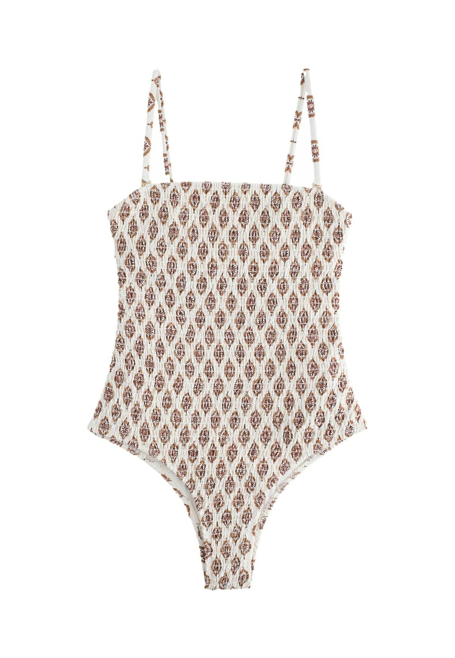Купальник Next Swimsuit, Cream Woodblock/Beige
Купальник Next Swimsuit, Cream Woodblock/Beige
