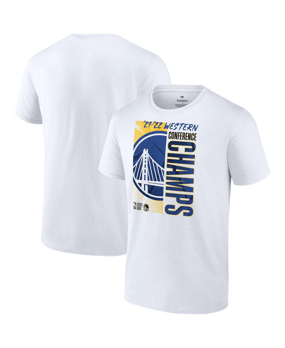 Мужская белая фирменная футболка golden state warriors 2022 western conference champions в раздевалке Fanatics, белый
Мужская белая фирменная футболка golden state warriors 2022 western conference champions в раздевалке Fanatics, белый