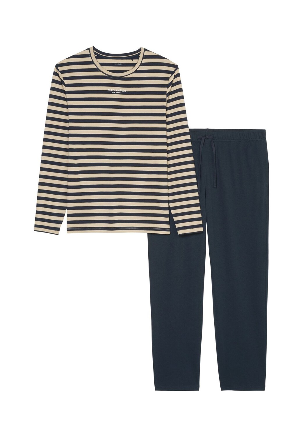 Пижама из натурального джерси Marc O'Polo, цвет Jonesboro Cream Dark Navy
Пижама из натурального джерси Marc O'Polo, цвет Jonesboro Cream Dark Navy