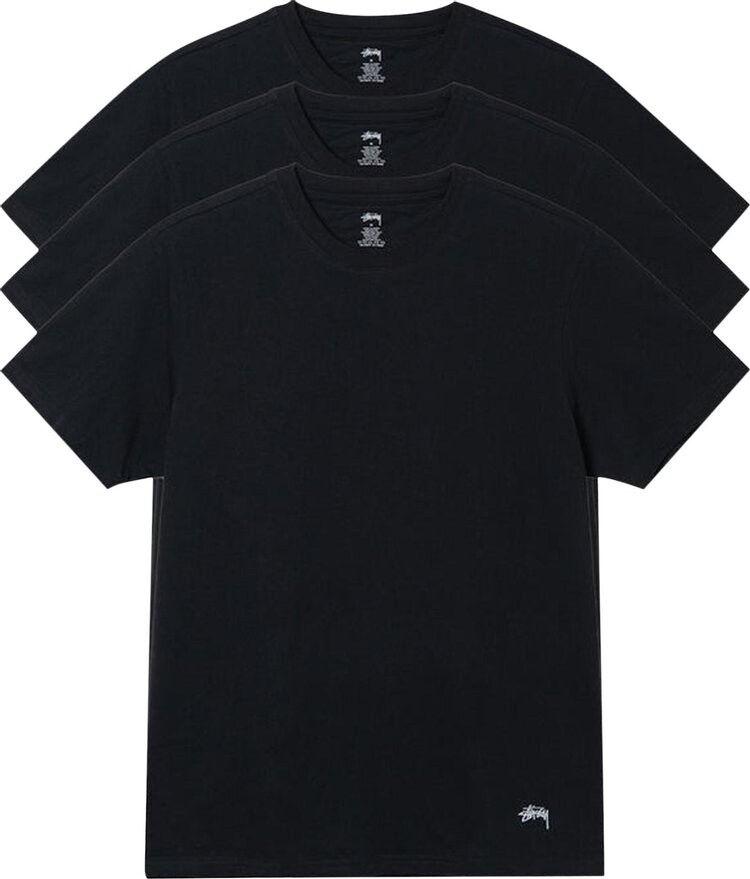 Комплект футболок Stussy Undershirt (3 Pack) 'Black', черный
Комплект футболок Stussy Undershirt (3 Pack) 'Black', черный