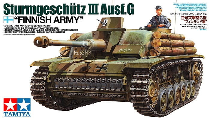 Stug Iii Ausf.G Финская армия 1:35 Tamiya 35310
Stug Iii Ausf.G Финская армия 1:35 Tamiya 35310