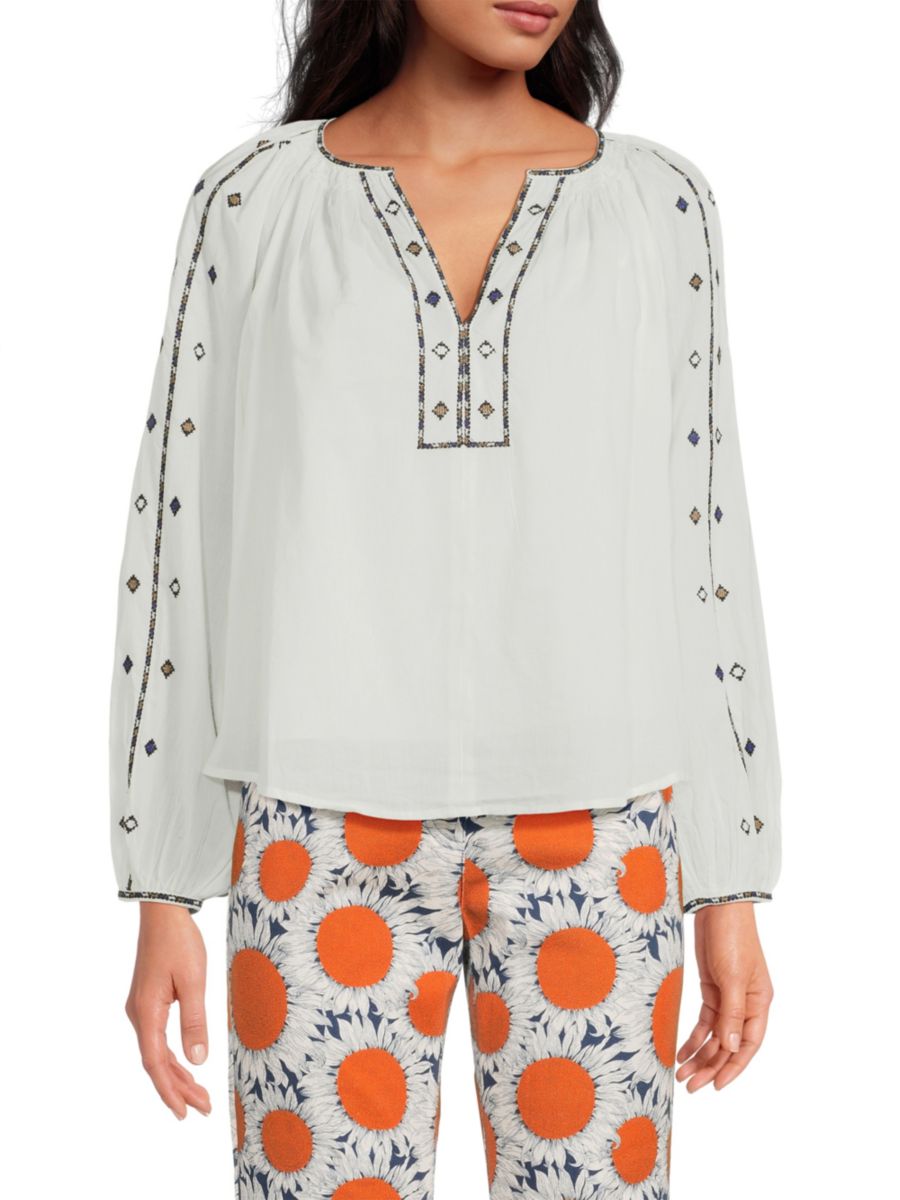 Топ с узором Тина Velvet by Graham & Spencer, белый
Топ с узором Тина Velvet by Graham & Spencer, белый