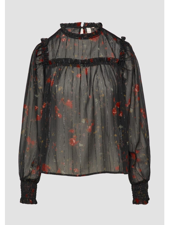 Блузка в цвете 99A1_черная QS
Блузка в цвете 99A1_черная QS