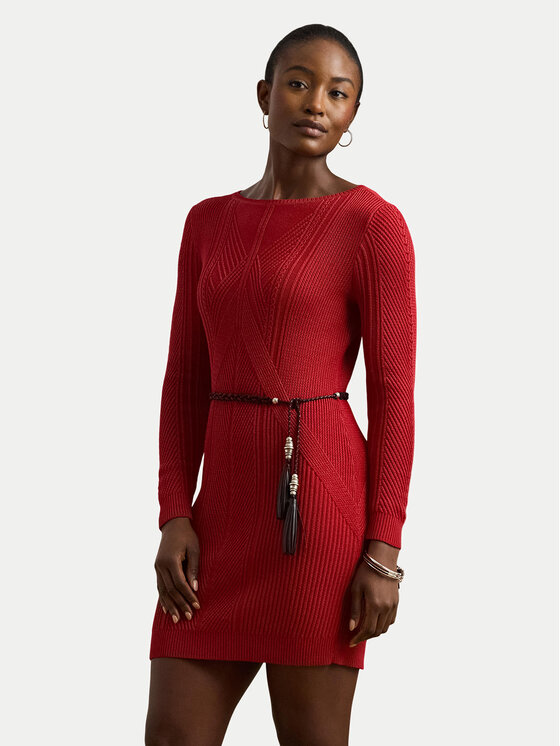 Вязаное платье slim fit 200971346001 Lauren Ralph Lauren, красный
Вязаное платье slim fit 200971346001 Lauren Ralph Lauren, красный