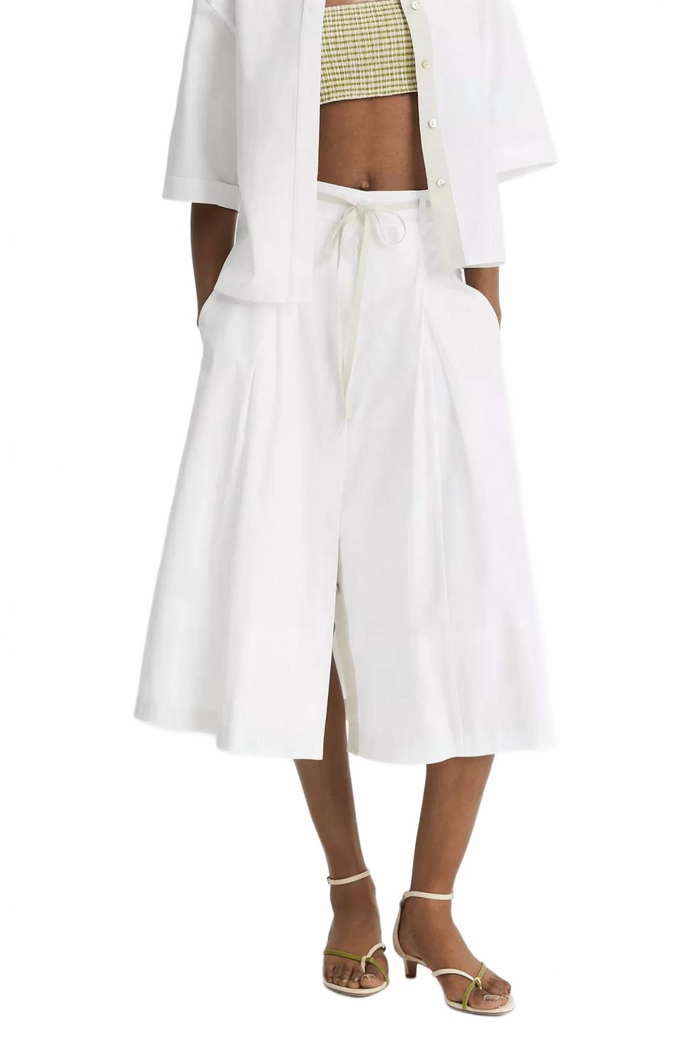 Хлопковая юбка из канвасной ленты в оптическом белом Vince
Хлопковая юбка из канвасной ленты в оптическом белом Vince