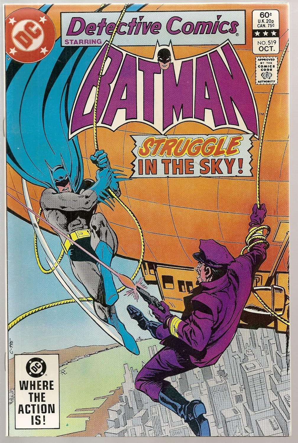 Detective Comics #519 "Colonel Blimp Appearance" (DC COMICS)
Detective Comics #519 "Colonel Blimp Appearance" (DC COMICS)