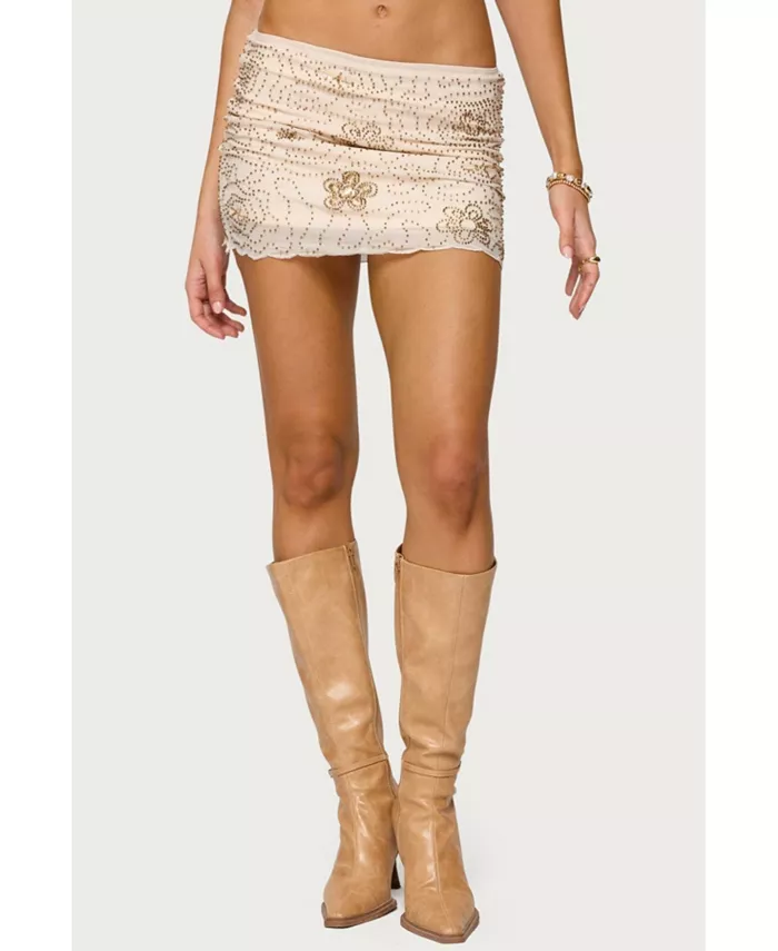 Женская мини-юбка Astrid с бисером Edikted, коричневый/бежевый
Женская мини-юбка Astrid с бисером Edikted, коричневый/бежевый