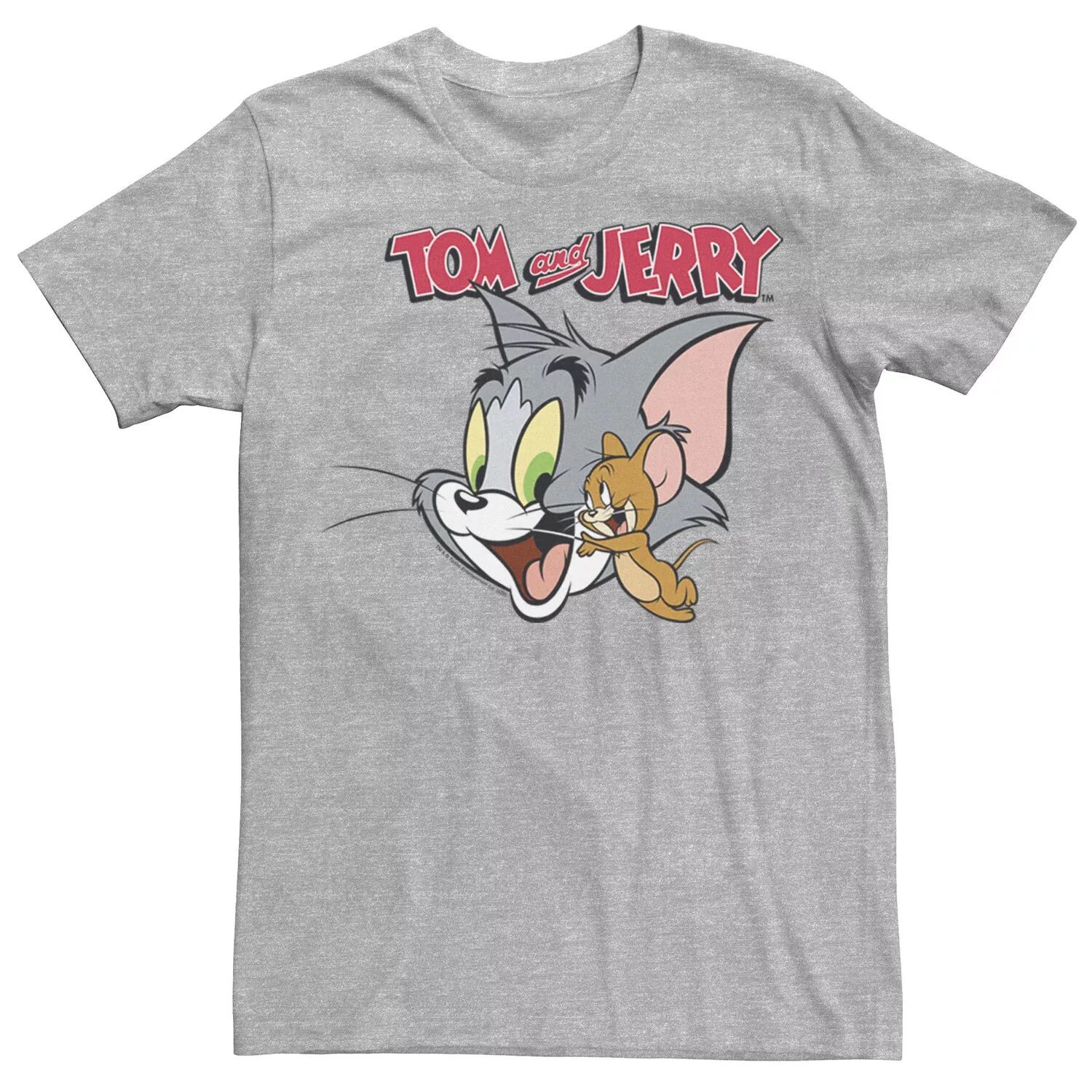 Мужская футболка с простым портретом и логотипом Tom And Jerry Licensed Character
Мужская футболка с простым портретом и логотипом Tom And Jerry Licensed Character
