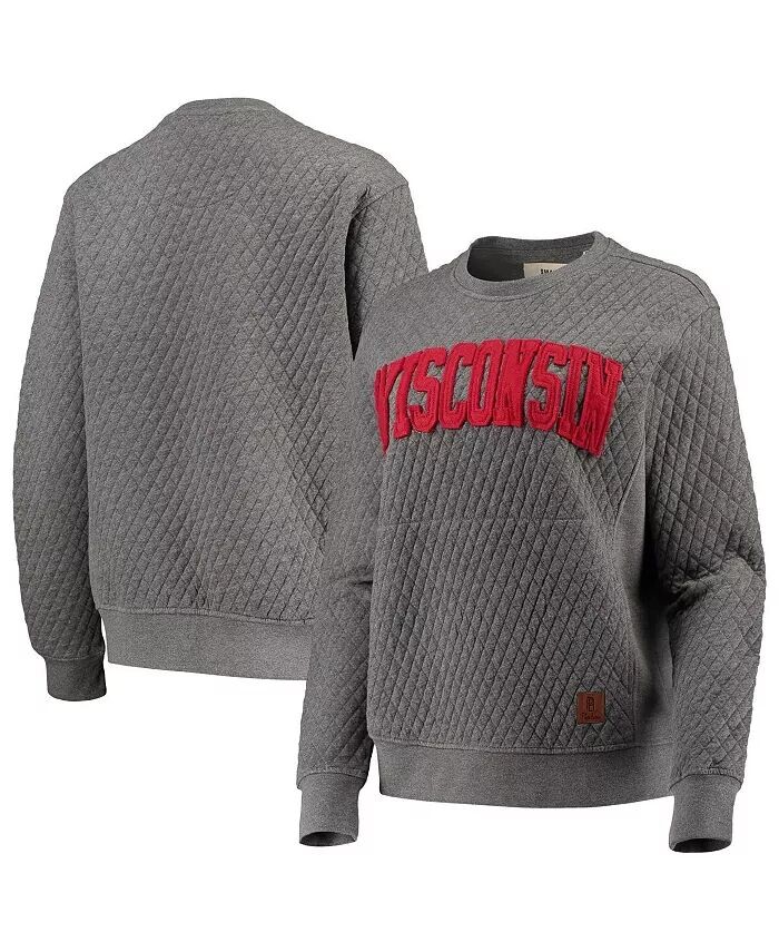 Женский стеганый пуловер с капюшоном Heather Charcoal Wisconsin Badgers Moose Pressbox, серый
Женский стеганый пуловер с капюшоном Heather Charcoal Wisconsin Badgers Moose Pressbox, серый