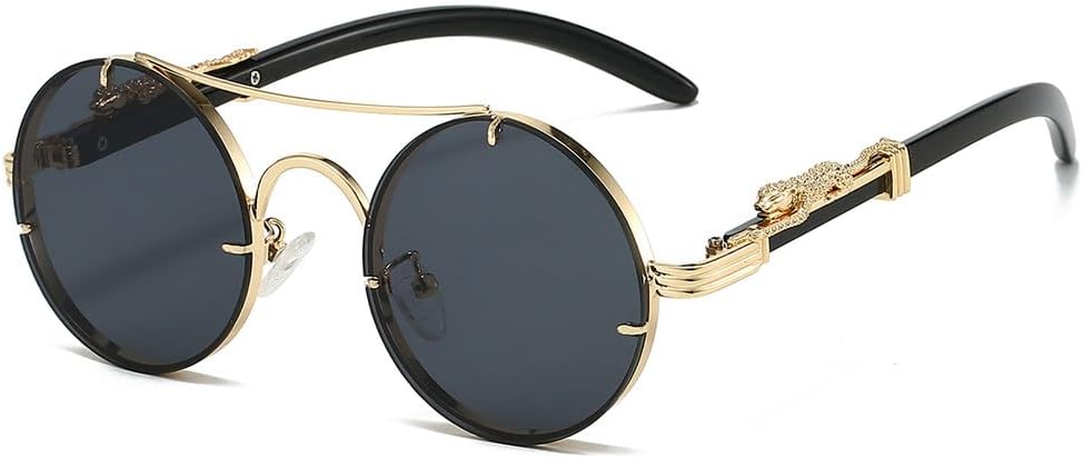 Винтажные круглые солнцезащитные очки для мужчин, модные, с двойной перемычкой, разноцветные, для женщин, ретро, стильные, роскошные солнцезащитные очки, SUN4838 Generic, Golden-black
Винтажные круглые солнцезащитные очки для мужчин, модные, с двойной перемычкой, разноцветные, для женщин, ретро, стильные, роскошные солнцезащитные очки, SUN4838 Generic, Golden-black