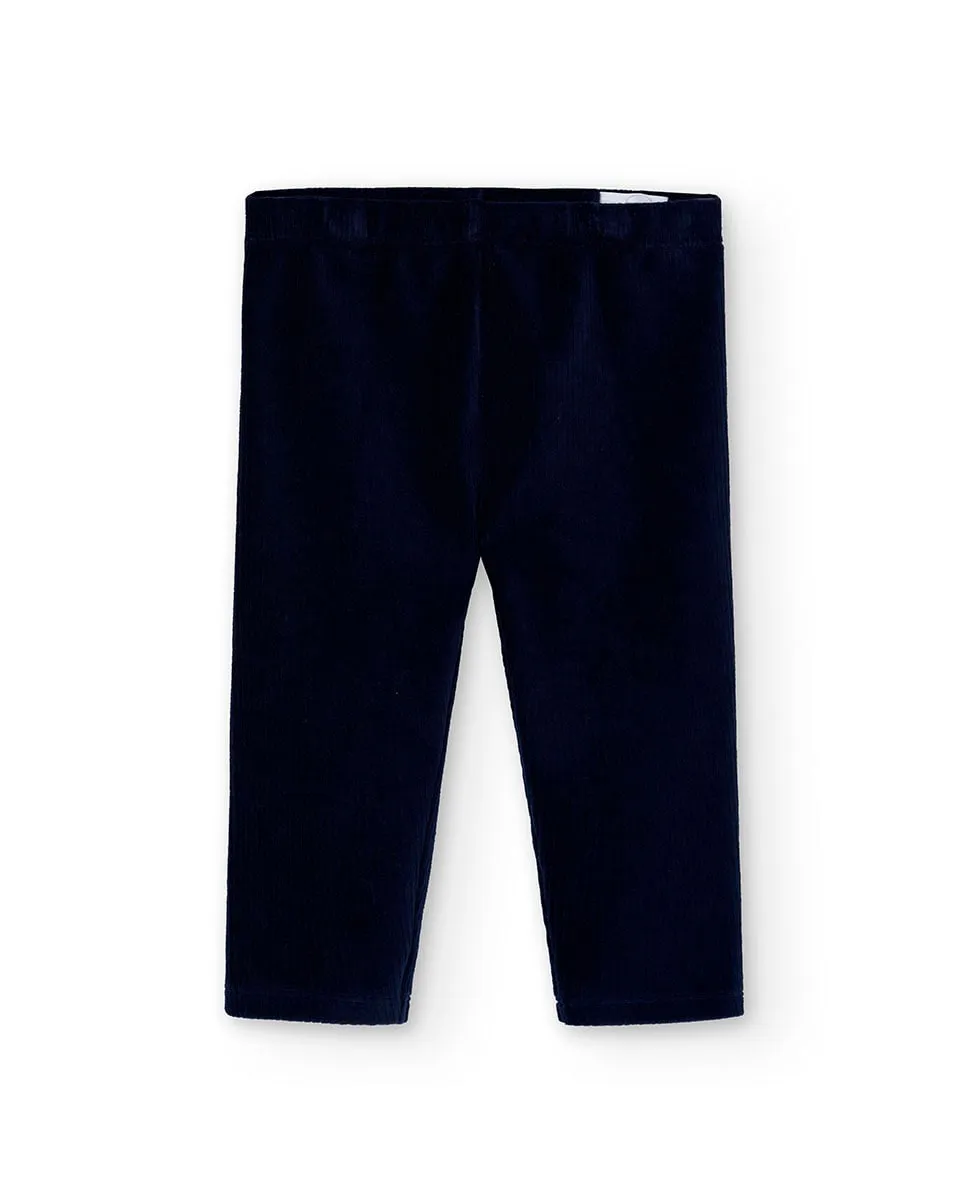 Детские вельветовые леггинсы с резинкой Boboli, темно-синий
Детские вельветовые леггинсы с резинкой Boboli, темно-синий