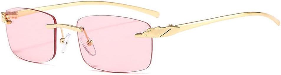 Винтажные уникальные солнцезащитные очки без оправы с леопардовым принтом, прямоугольные, женские, конфетных цветов, с прозрачными линзами, мужские солнцезащитные очки WNCKSQ, Golden Pink
Винтажные уникальные солнцезащитные очки без оправы с леопардовым принтом, прямоугольные, женские, конфетных цветов, с прозрачными линзами, мужские солнцезащитные очки WNCKSQ, Golden Pink