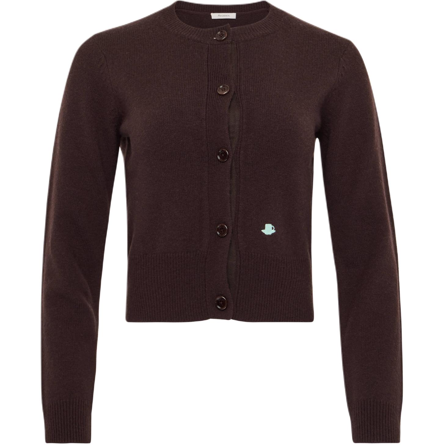 Вышитый кардиган JW Anderson, коричневый
Вышитый кардиган JW Anderson, коричневый
