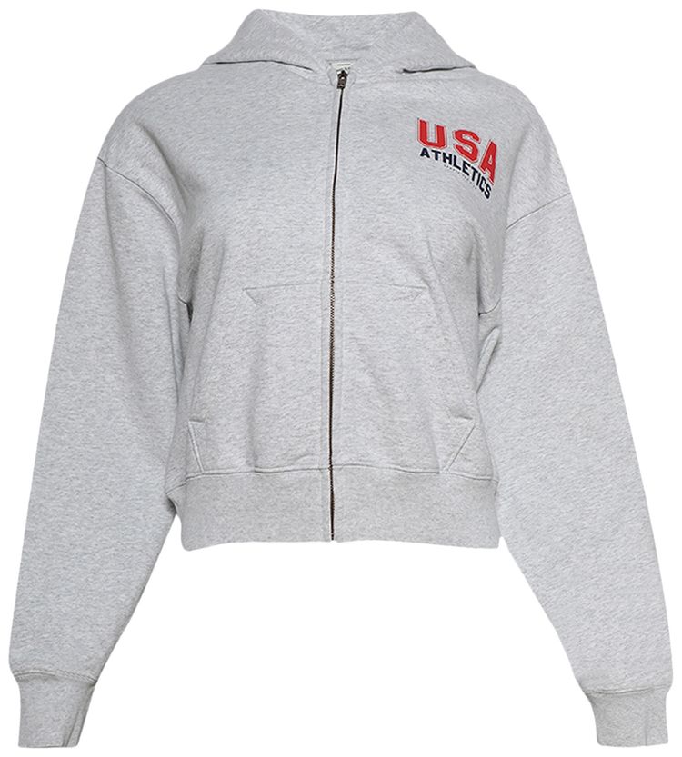 Худи Sporty & Rich USA Athletics Cropped Zip Hoodie 'Heather Grey/Sports Red/Navy', серый
Худи Sporty & Rich USA Athletics Cropped Zip Hoodie 'Heather Grey/Sports Red/Navy', серый