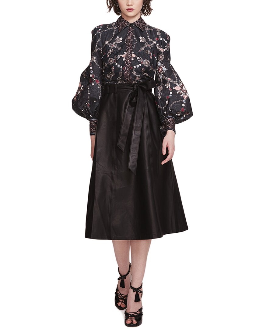 Платье миди Marchesa Notte, металлик
Платье миди Marchesa Notte, металлик