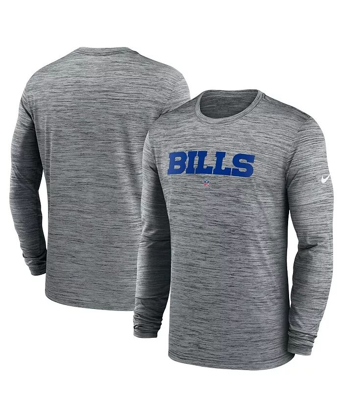 Футболка мужская Heather Grey Buffalo Bills Sideline Team Velocity Performance с длинным рукавом Nike
Футболка мужская Heather Grey Buffalo Bills Sideline Team Velocity Performance с длинным рукавом Nike