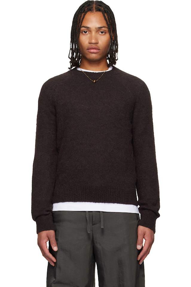 Dries Van Noten Коричневый облегающий свитер
Dries Van Noten Коричневый облегающий свитер