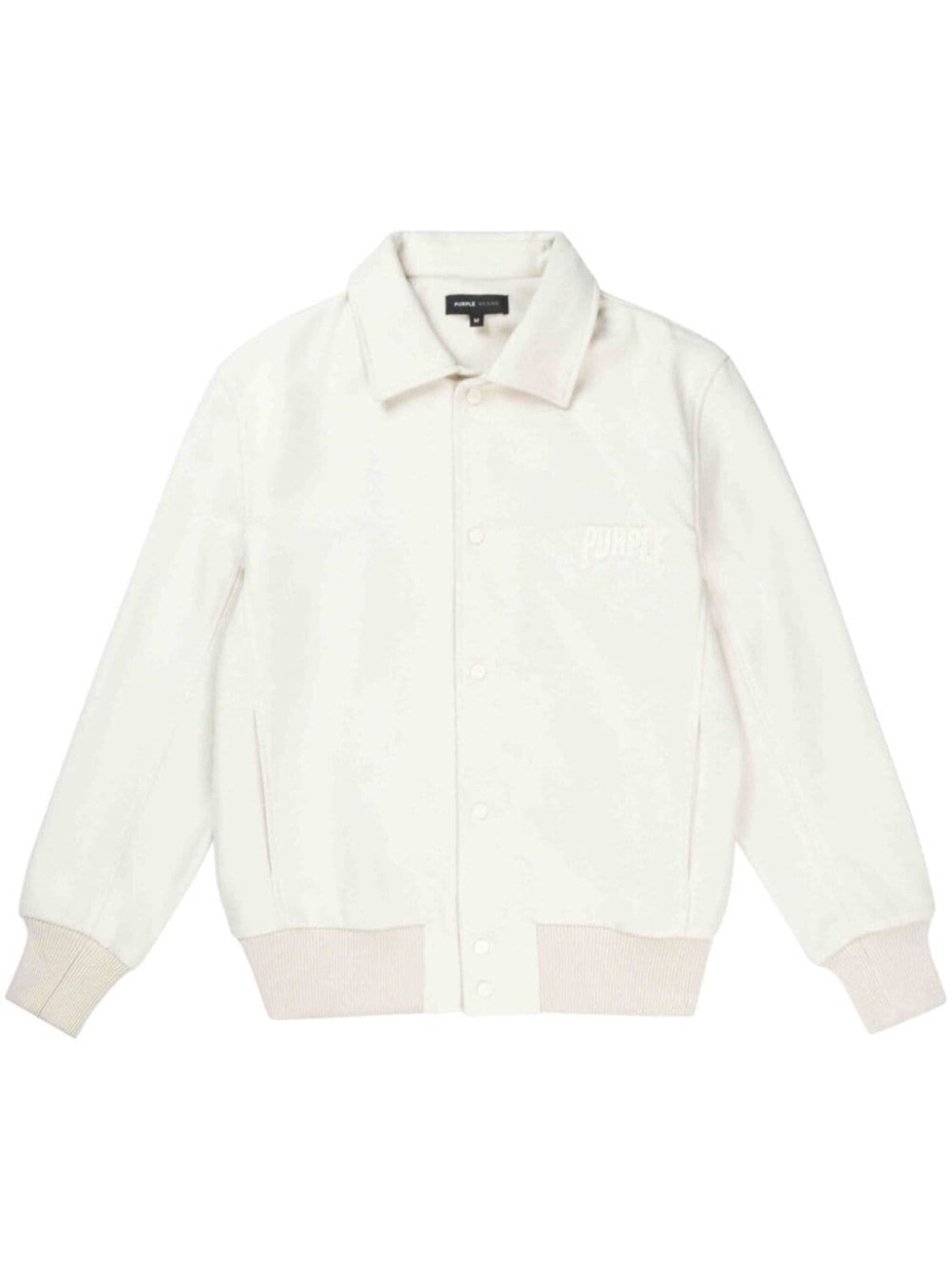 Шерстяной бомбер с логотипом Purple Brand, белый
Шерстяной бомбер с логотипом Purple Brand, белый