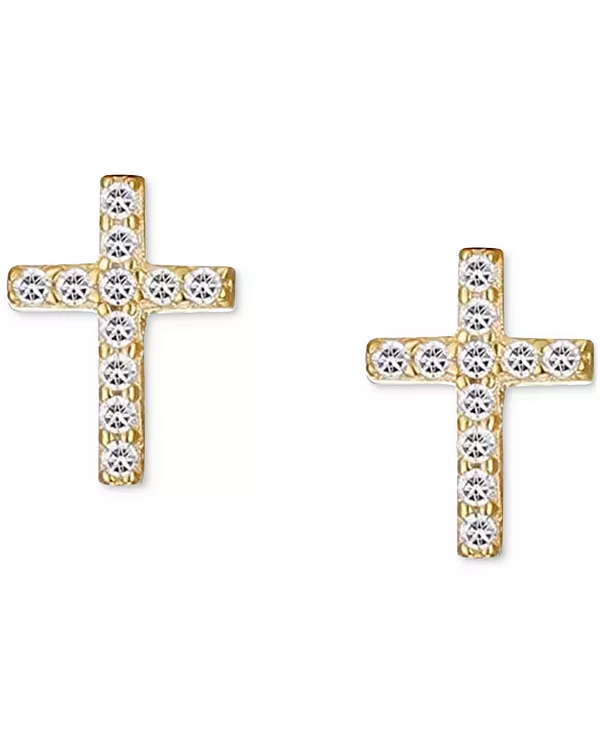 Серьги-Гвоздики с крестом из кубического циркония Ben Oni, gold
Серьги-Гвоздики с крестом из кубического циркония Ben Oni, gold