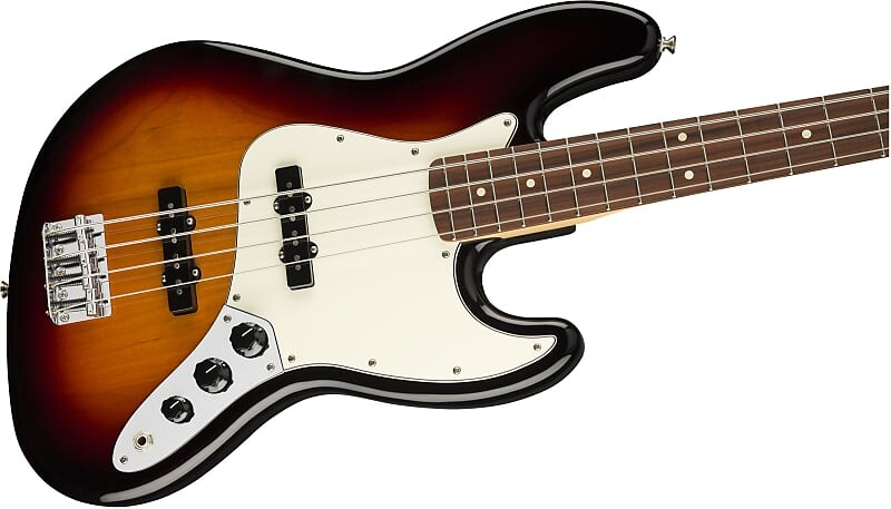 Fender Player Jazz Bass, накладка на гриф Pau Ferro, 3 цвета Sunburst 0149903500 
Fender Player Jazz Bass, накладка на гриф Pau Ferro, 3 цвета Sunburst 0149903500