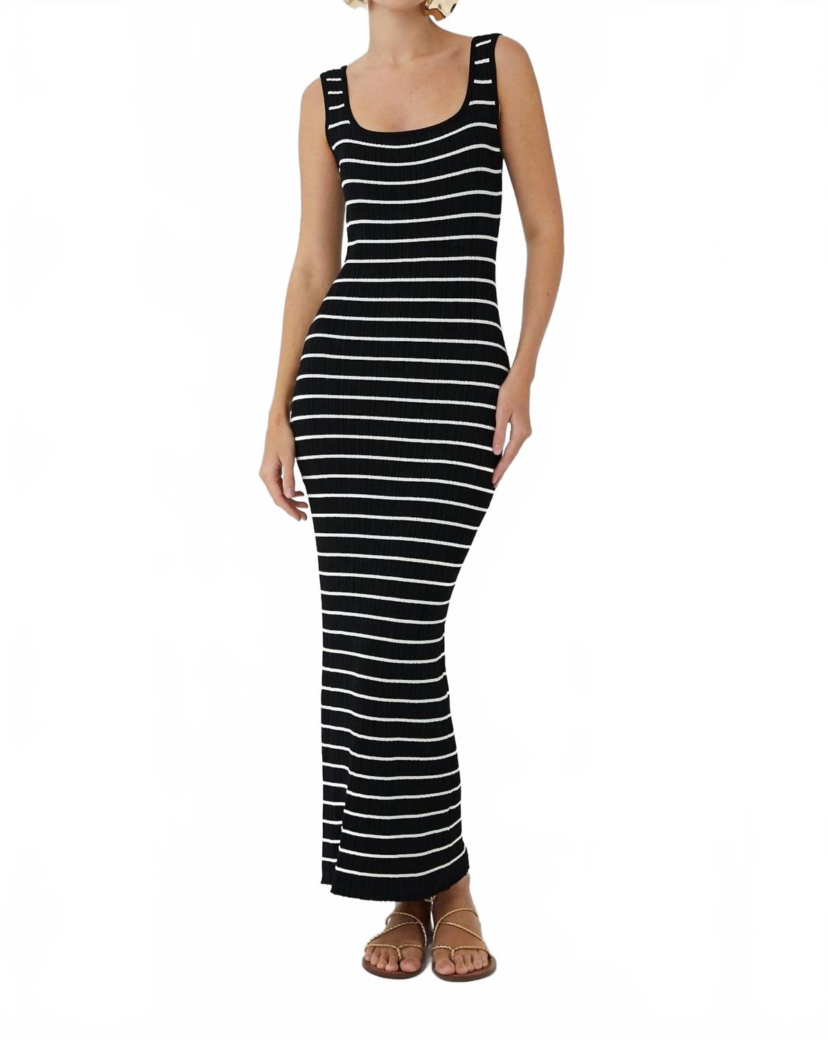 Платье макси Payton в черно-белую полоску Js70, Black/White Stripe
Платье макси Payton в черно-белую полоску Js70, Black/White Stripe