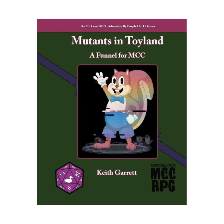 Muntants in Toyland, Dungeon Crawl Classics (Purple Duck Games), мягкая обложка
Muntants in Toyland, Dungeon Crawl Classics (Purple Duck Games), мягкая обложка