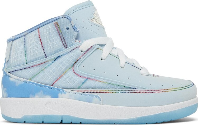 Кроссовки J. Balvin x Air Jordan 2 Retro TD, синий
Кроссовки J. Balvin x Air Jordan 2 Retro TD, синий