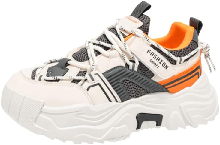 Мужские ретро кроссовки на шнуровке с толстой подошвой - удобные и нескользящие, подходят для активного отдыха на открытом воздухе в любое время года Hhhchpm, белый
Мужские ретро кроссовки на шнуровке с толстой подошвой - удобные и нескользящие, подходят для активного отдыха на открытом воздухе в любое время года Hhhchpm, белый