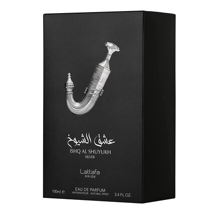 Lattafa Perfumes Ishq Al Shuyukh Silver Lattafa Pride EDP - Eau De Parfum 100 мл Лимон Бергамот Черный перец Ананас Древесный янтарь Белый кедр Ваниль Пачули
Lattafa Perfumes Ishq Al Shuyukh Silver Lattafa Pride EDP - Eau De Parfum 100 мл Лимон Бергамот Черный перец Ананас Древесный янтарь Белый кедр Ваниль Пачули
