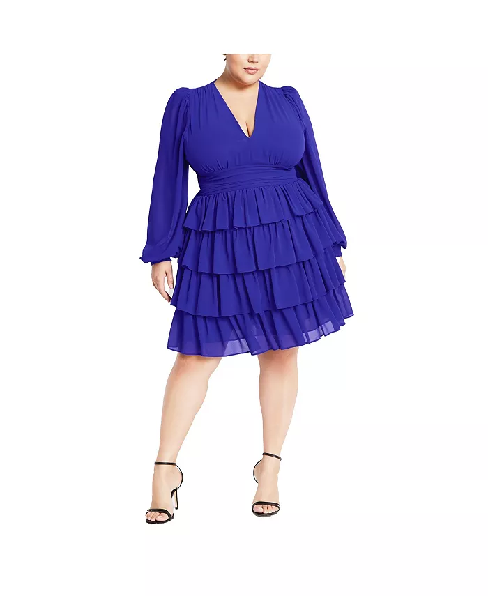 Платье Kailey больших размеров CITY CHIC, синий
Платье Kailey больших размеров CITY CHIC, синий