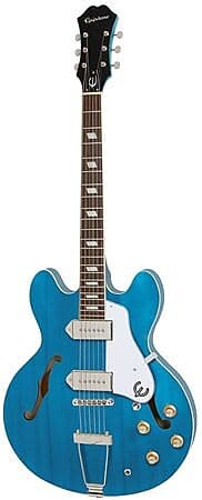 Электрогитара Epiphone Casino Hollowbody P90 изношенная синяя джинсовая ETCAW BDNH1
Электрогитара Epiphone Casino Hollowbody P90 изношенная синяя джинсовая ETCAW BDNH1