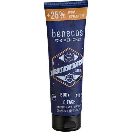 Натуральная косметика 3-в-1 гель для душа для тела, бороды и лица Benecos
Натуральная косметика 3-в-1 гель для душа для тела, бороды и лица Benecos