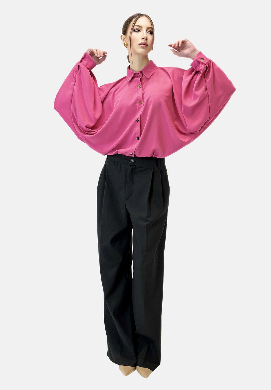 Блузка на пуговицах Elara, розовый
Блузка на пуговицах Elara, розовый