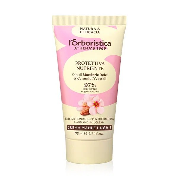 L'Erboristica, Крем для рук и ногтей с маслом миндаля, 75 мл 
L'Erboristica, Крем для рук и ногтей с маслом миндаля, 75 мл
