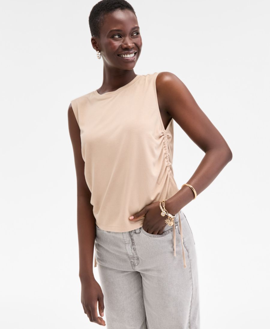 Женская майка-борцовка с боковым поясом On 34th, Cinnamon Brulee
Женская майка-борцовка с боковым поясом On 34th, Cinnamon Brulee