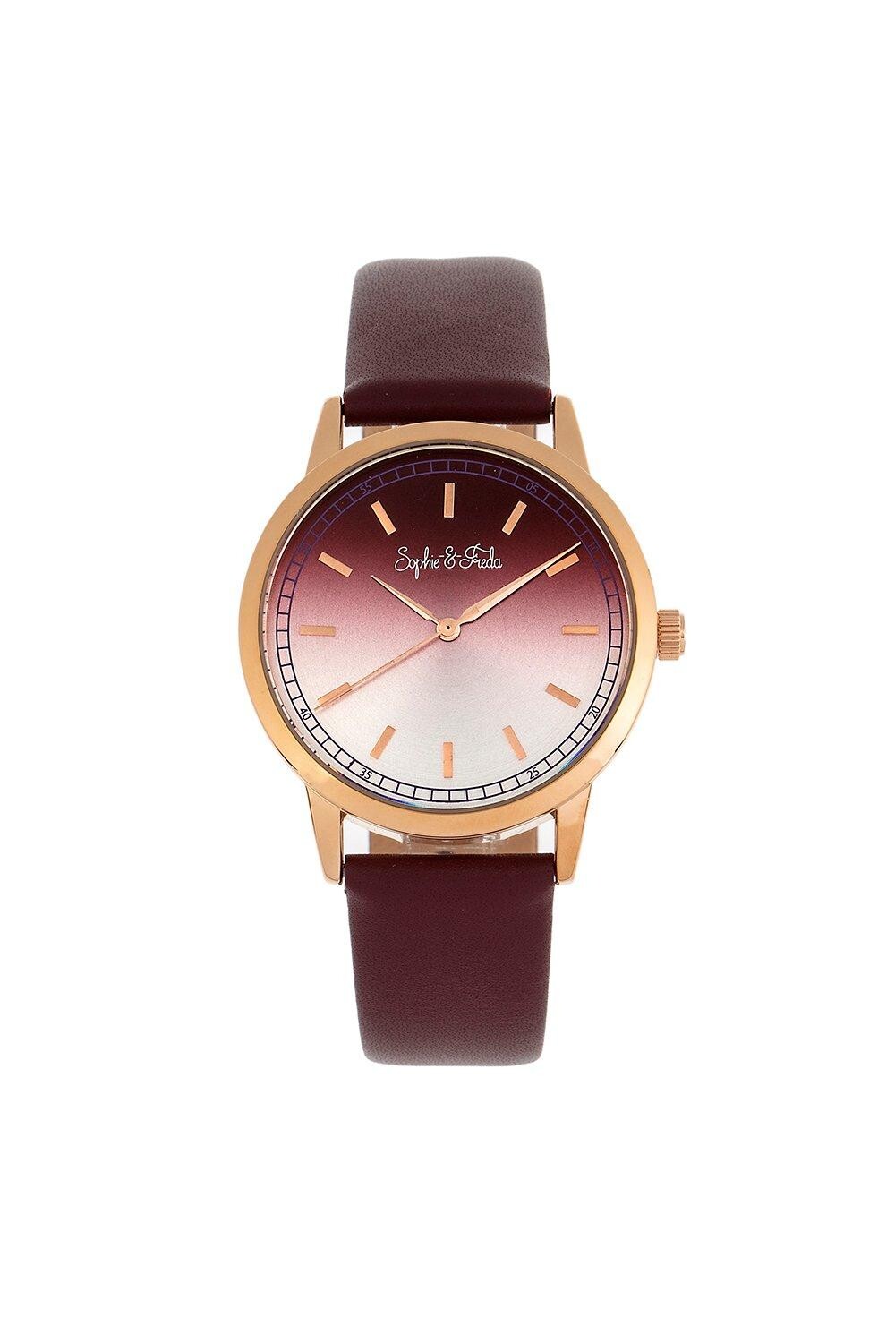 Часы Сан-Диего с кожаным ремешком Sophie and Freda, красный
Часы Сан-Диего с кожаным ремешком Sophie and Freda, красный