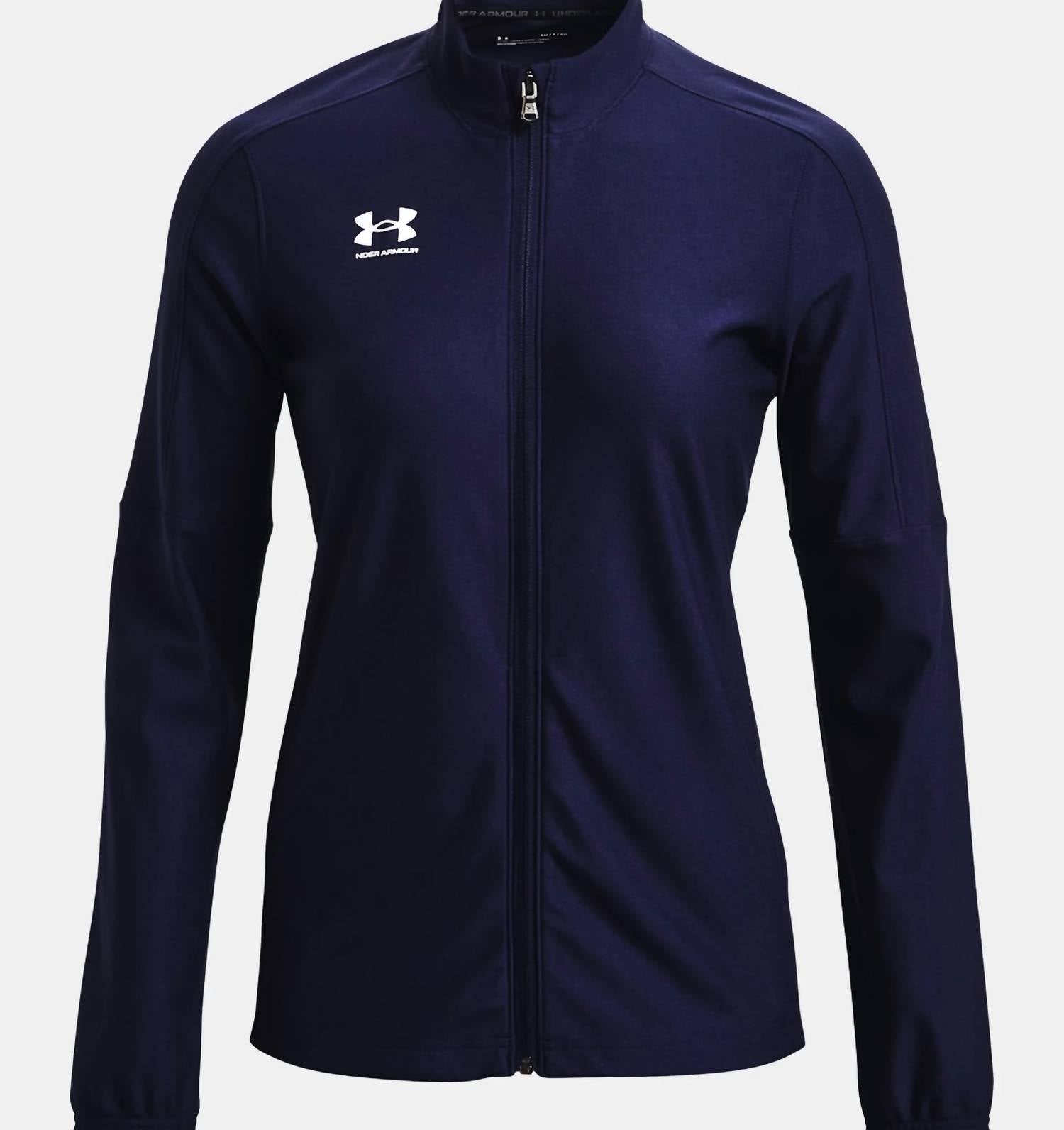 Женская спортивная куртка Challenger в цвете Midnight Navy/White Under Armour
Женская спортивная куртка Challenger в цвете Midnight Navy/White Under Armour