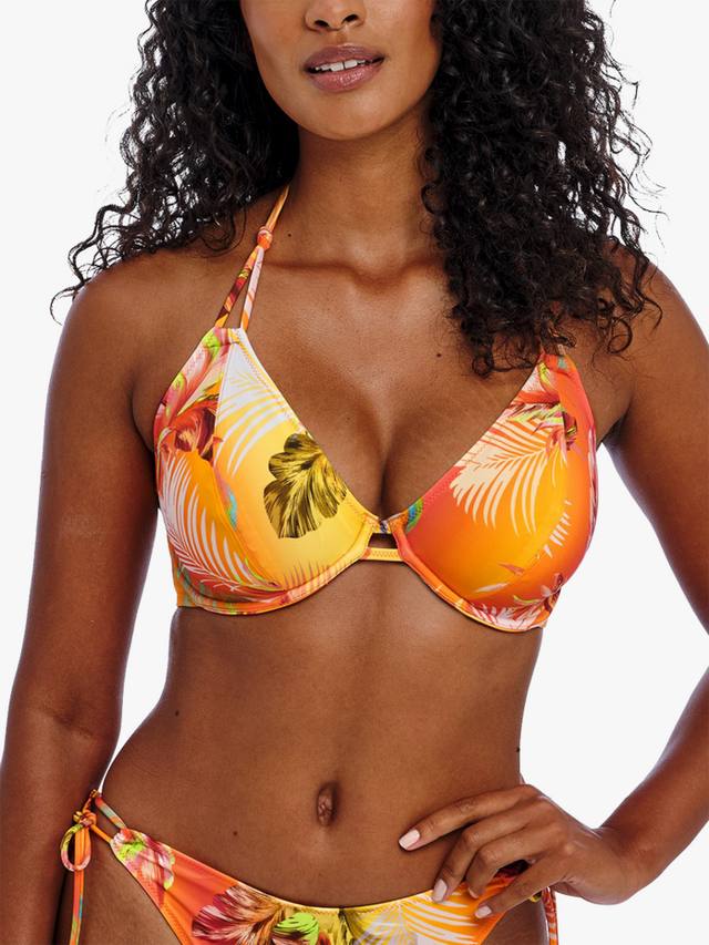 Топ бикини Miami Sunset на косточках с запахом на шее Freya, Papaya
Топ бикини Miami Sunset на косточках с запахом на шее Freya, Papaya